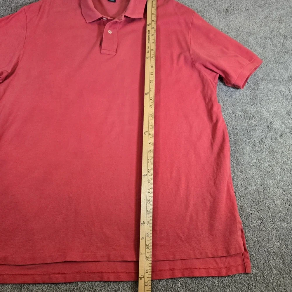 Polo Ralph Lauren Shirt Mens XXL‎ Red Golf Polo Green Pony Logo